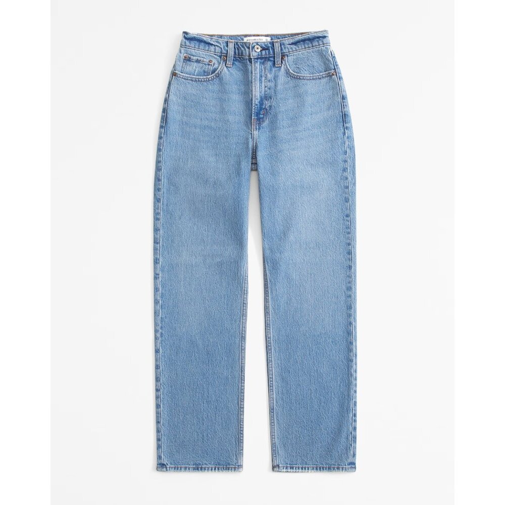 ABERCROMBIE High Rise Vintage Straight Jean